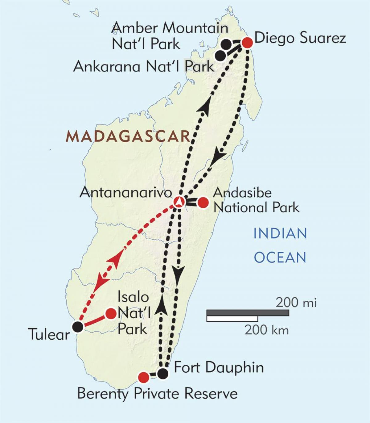 Madagaskar antananarivo kart