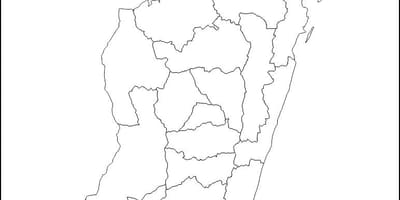 Madagaskar skissere kart
