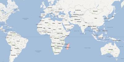 Kart over Madagaskar kart plassering